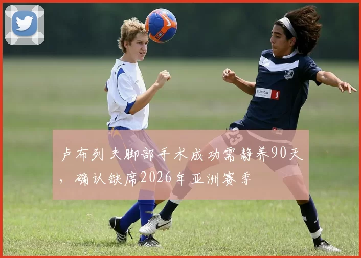 卢布列夫脚部手术成功需静养90天,确认缺席2026年亚洲赛季
