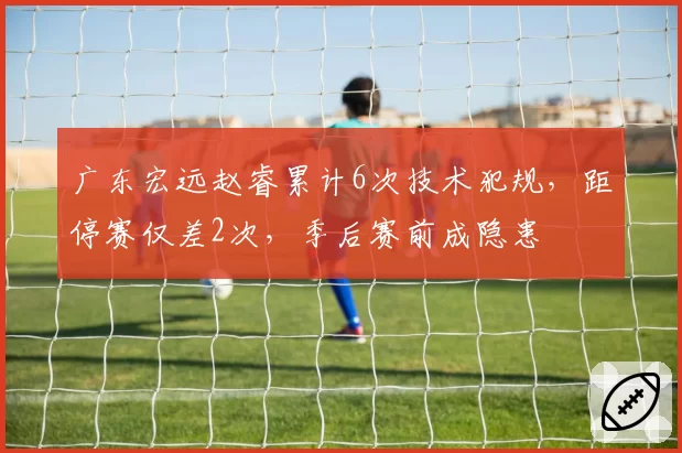 广东宏远赵睿累计6次技术犯规,距停赛仅差2次,季后赛前成隐患